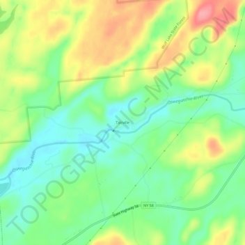 Talcville topographic map, elevation, terrain