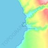 Punta Cerro de Arena topographic map, elevation, terrain