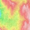 Lamas topographic map, elevation, terrain