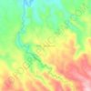 Perk. Tambunan topographic map, elevation, terrain