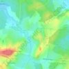 Champagnard topographic map, elevation, terrain