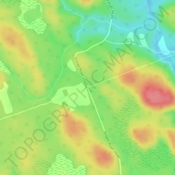 McMurrich topographic map, elevation, terrain