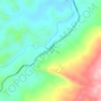 Olival topographic map, elevation, terrain