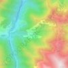 Labouche topographic map, elevation, terrain