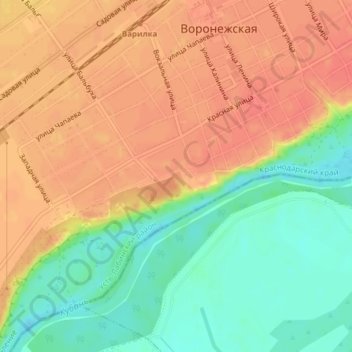 БС topographic map, elevation, terrain