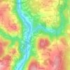 Chamoso topographic map, elevation, terrain