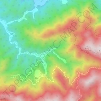 Waipu topographic map, elevation, terrain