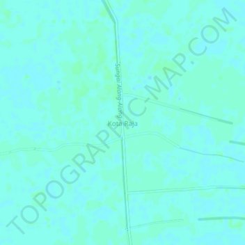 Kota Raja topographic map, elevation, terrain