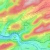 Antfeld topographic map, elevation, terrain