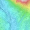 Reveane topographic map, elevation, terrain