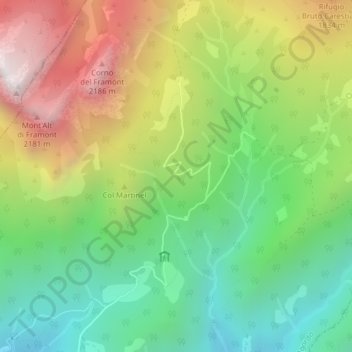 Nele topographic map, elevation, terrain