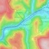 Pleutersbach topographic map, elevation, terrain