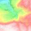 Afqa topographic map, elevation, terrain