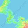 Lennox Island topographic map, elevation, terrain
