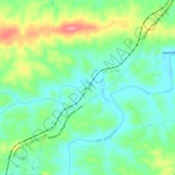Juiz topographic map, elevation, terrain