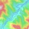 La Quadra topographic map, elevation, terrain