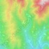 Modine topographic map, elevation, terrain