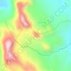 Pico médio dos três irmãos topographic map, elevation, terrain