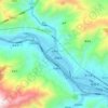 Chengguan topographic map, elevation, terrain