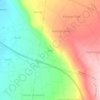 Line topographic map, elevation, terrain