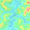 Roanoke topographic map, elevation, terrain