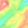 Rapadoura topographic map, elevation, terrain