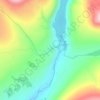 Jutulhogget topographic map, elevation, terrain