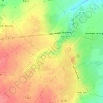 Gofontaine topographic map, elevation, terrain