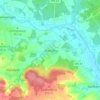 Haslach topographic map, elevation, terrain