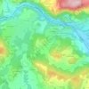 Hart topographic map, elevation, terrain