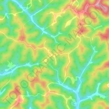 Link topographic map, elevation, terrain