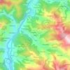 Lachi topographic map, elevation, terrain
