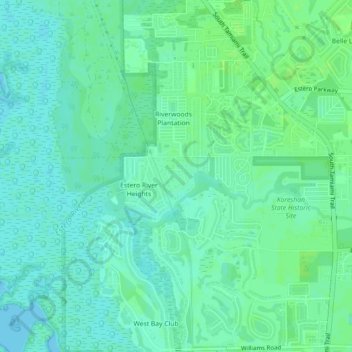 Cranbrook Harbor topographic map, elevation, terrain