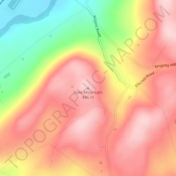 Hale Mountain topographic map, elevation, terrain