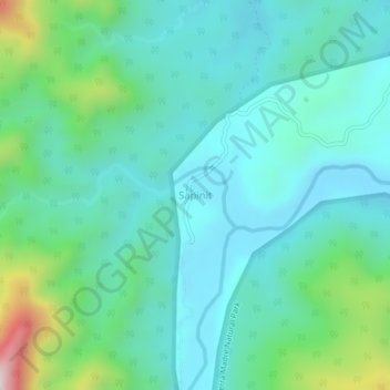 Sapinit topographic map, elevation, terrain