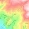 Pucara topographic map, elevation, terrain