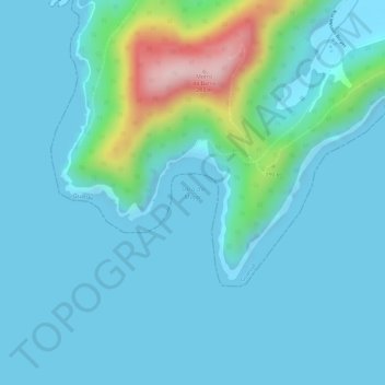 Saco do Major topographic map, elevation, terrain