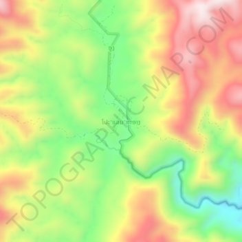 Po-Lem-Sa-Ang topographic map, elevation, terrain