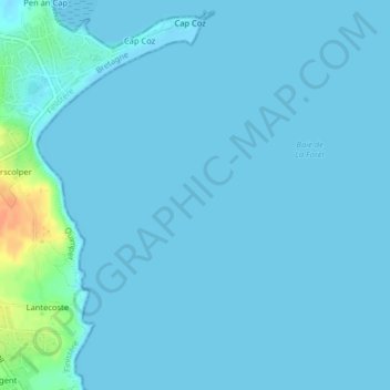 Basse Rouge topographic map, elevation, terrain