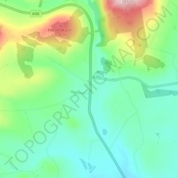 Colpy topographic map, elevation, terrain