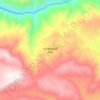 大安彝族纳西族乡 topographic map, elevation, terrain