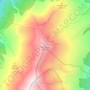 Windegg topographic map, elevation, terrain
