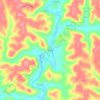 Kilvert topographic map, elevation, terrain