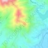 Cerro Piedra Gorda topographic map, elevation, terrain