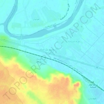 Muhammad al Alawi topographic map, elevation, terrain