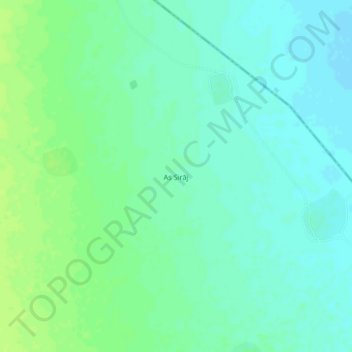 As Siraj topographic map, elevation, terrain