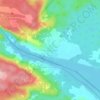 Araracuara topographic map, elevation, terrain