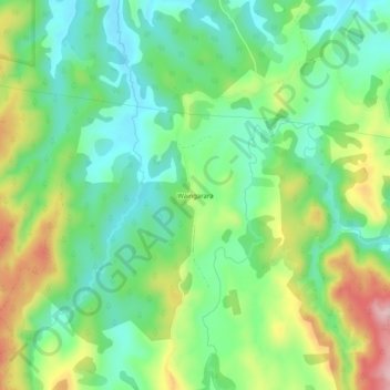 Waingarara topographic map, elevation, terrain