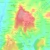 La Kabylie topographic map, elevation, terrain