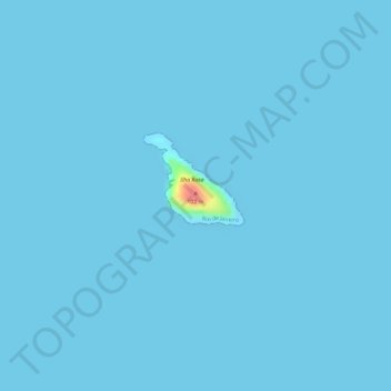Farol da Ilha Rasa topographic map, elevation, terrain